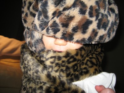 Hailey loves dress ups! Hats and bracelets are her favorite.