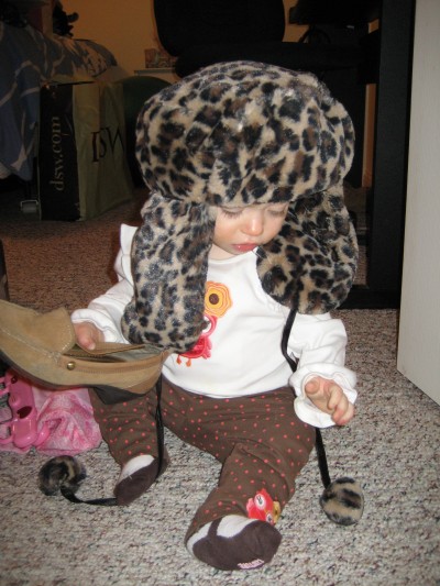 And she likes shoes.